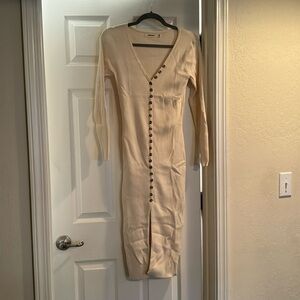 Ribbed Midi Dress